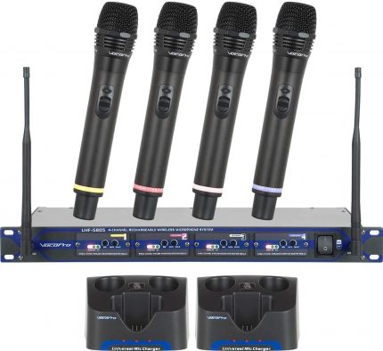 VocoPro UHF-5805 4通道超高频无线麦克风系统