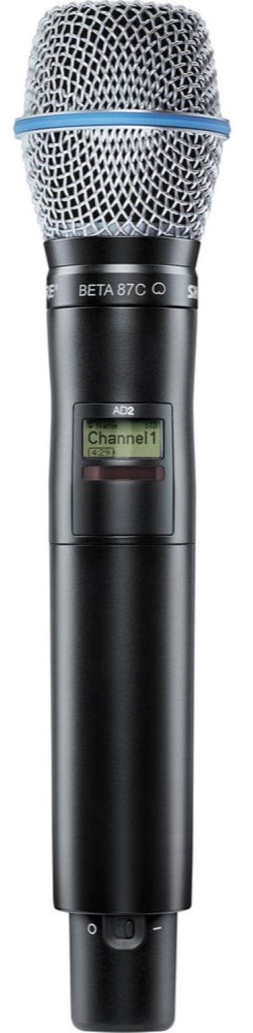 舒尔axent AD2/B87C手持无线麦克风发射器- K54波段