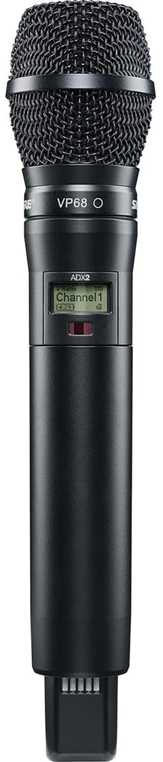 舒尔axent ADX2/VP68手持无线麦克风发射器- K54波段