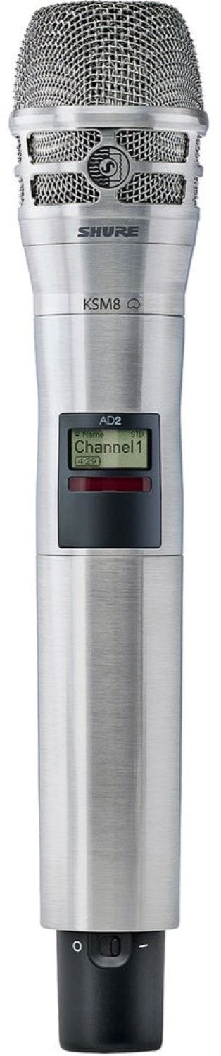 舒尔axent AD2/KSM8N手持无线麦克风发射器- X55波段